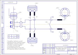Принципиальная схема тормозного привода ЗИЛ-5301